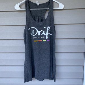 Drift Cocktails Tank Top Tunic Summer Party Shirt size large